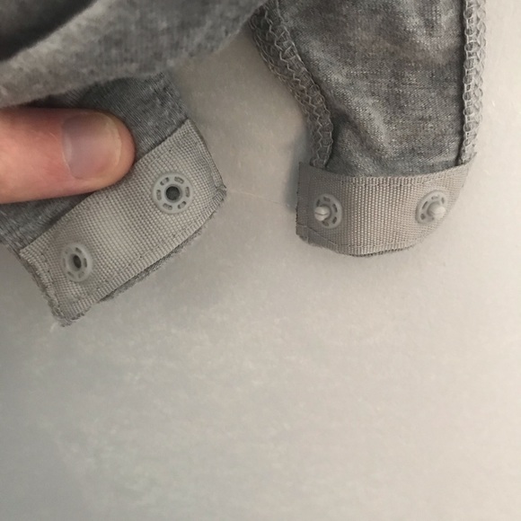 Fashion Nova Off Shoulder Heather Grey Bodysuit. - Picture 9 of 10